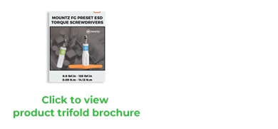 Mountz FG ESD Torque Screwdrivers